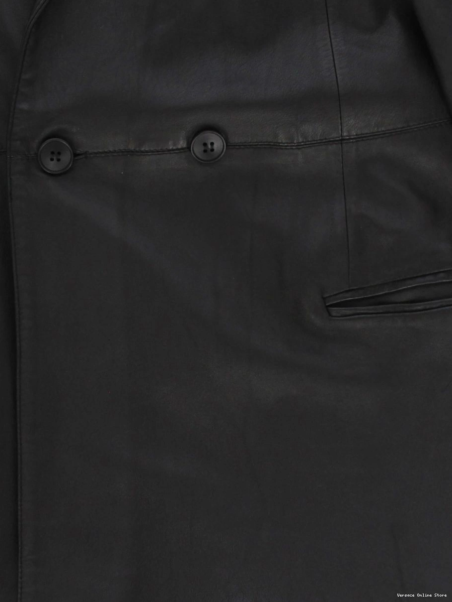 Affordable Versace blazer Women leather 0424
